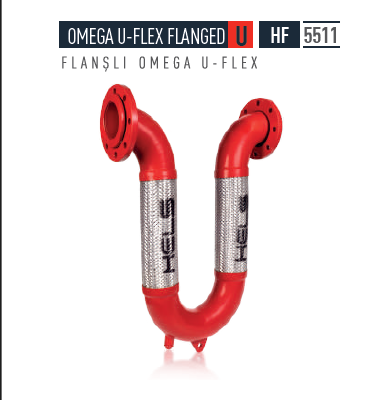 HF-5511 Flanşlı Omega U Flex