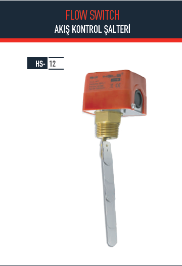 HS-12 Akış Kontrol Şalteri