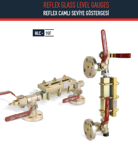 HLC-90F Reflex Camlı Seviye Göstergesi