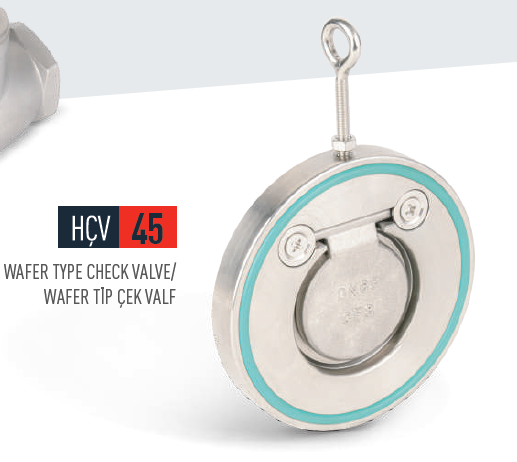 HCV-45 Wafer Tip Çek Valf