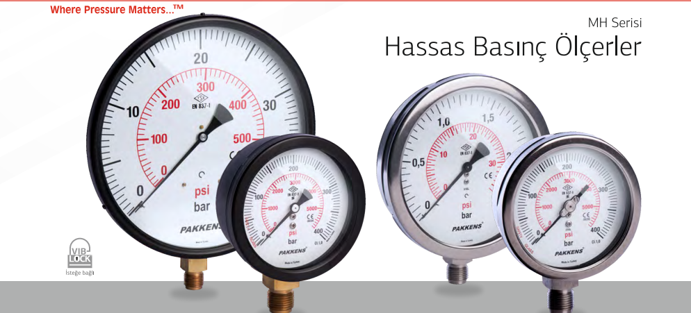 MH Serisi Hassas Basınç Ölçerler