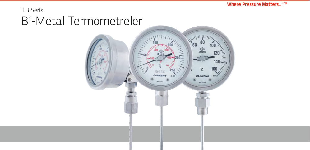 TB Serisi Bi Metal Termometreler