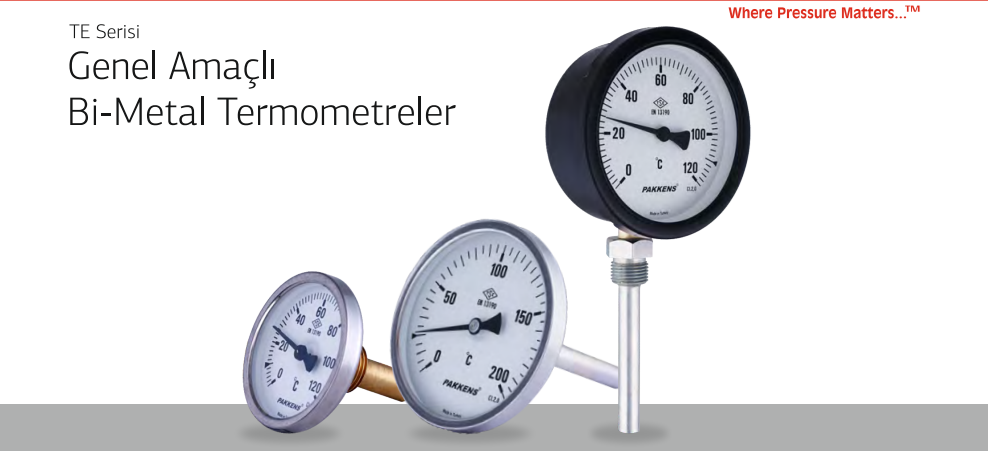 TE Serisi Genel Amaçlı Bi Metal Termometreler